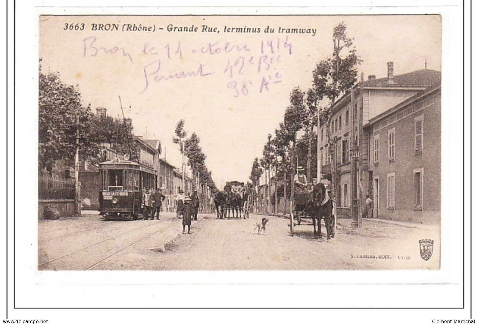 BRON : Grande Rue, Terminus Du Tramway - Tres Bon Etat - Bron