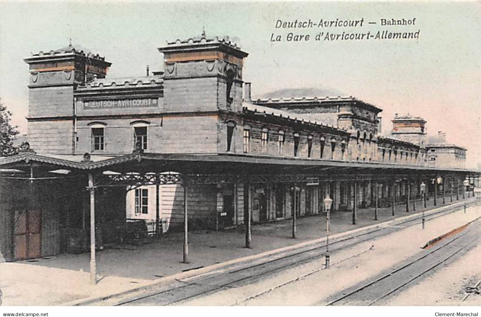 La Gare D'AVRICOURT ALLEMAND - Très Bon état - Sonstige & Ohne Zuordnung