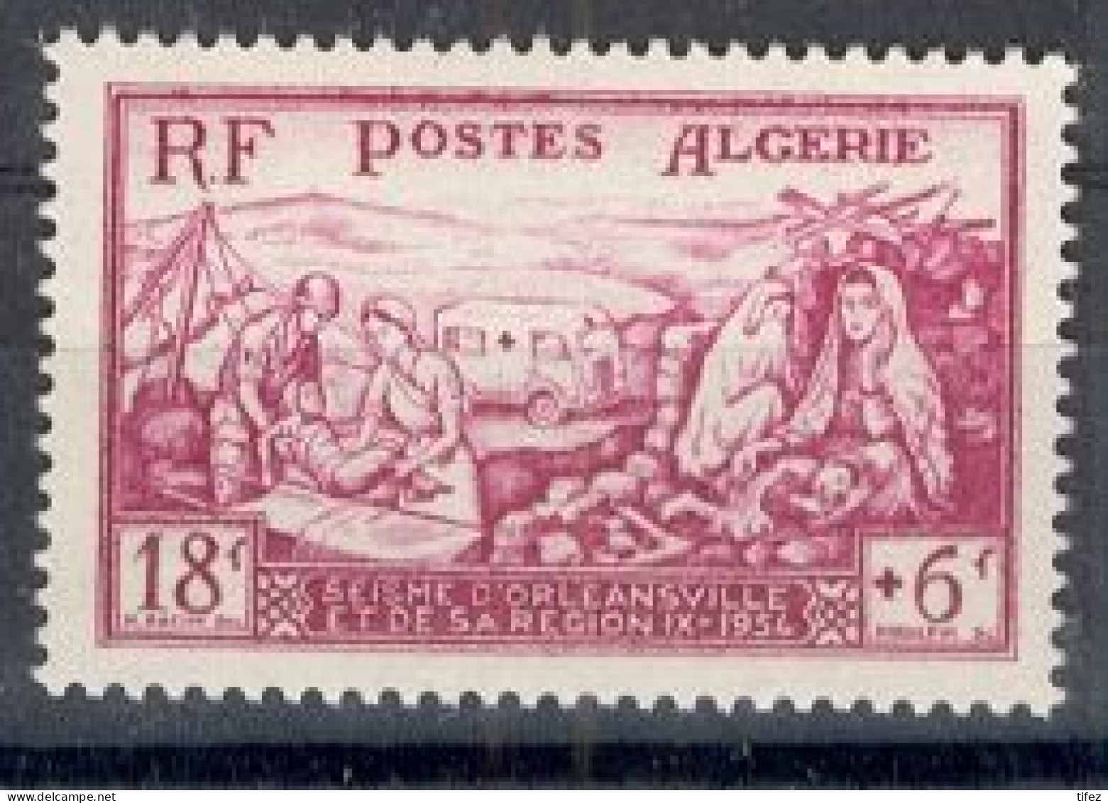 Année 1954-N°321 Neuf**MNH : Au Profit Des Sinistrés Du Séisme D'Orléansville (Chlef) - Algerien (1962-...)