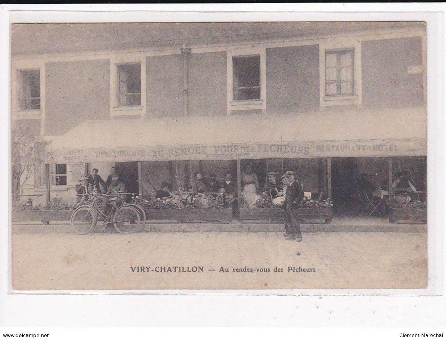 VIRY-CHATILLON : Au Rendez-vous Des Pêcheurs - état - Viry-Châtillon