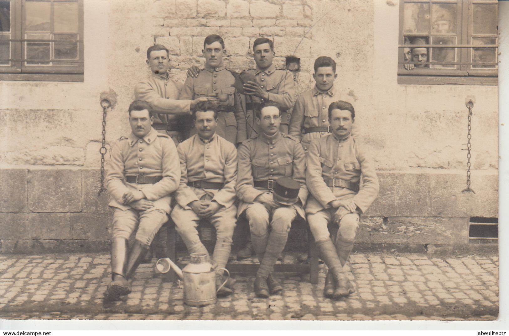 CARTE PHOTO - Groupe De Militaires - Caserne Denfert Rochereau  PRIX FIXE - Saint Maixent L'Ecole