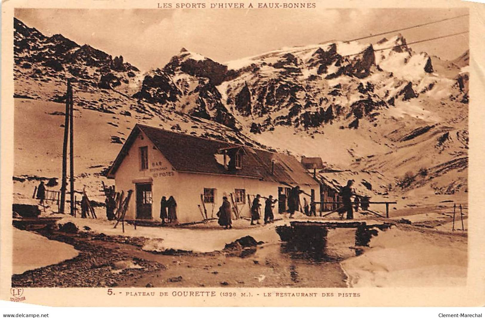 Les Sports D'Hiver à EAUX BONNES - Plateau De Gourette - Le Restaurant Des Pistes - Très Bon état - Eaux Bonnes