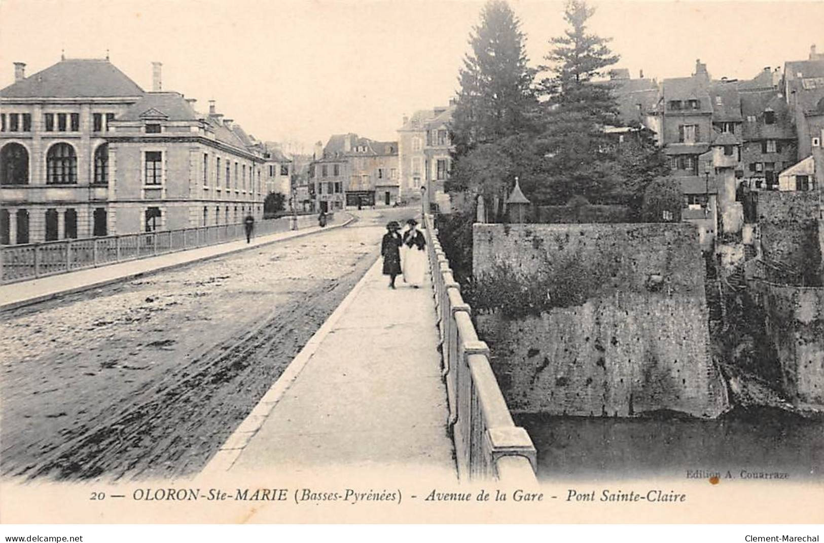 OLORON SAINTE MARIE - Avenue De La Gare - Pont Sainte Claire - Très Bon état - Oloron Sainte Marie
