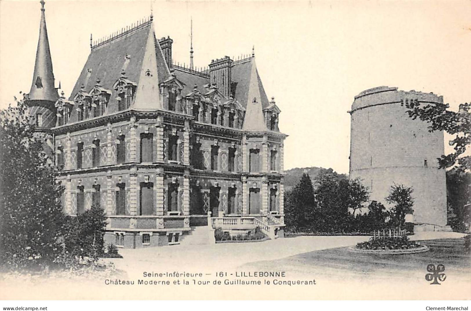 LILLEBONNE - Château Moderne Et La Tour De Guillaume Le Conquérant - Très Bon état - Lillebonne