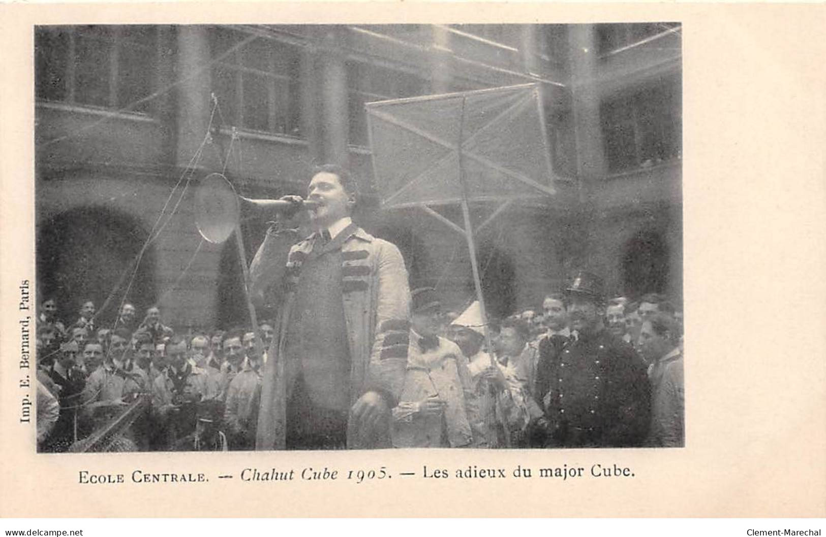 PARIS - Ecole Centrale - Chahut Cube, 1905 - Les Adieux Du Major Cube - Très Bon état - Arrondissement: 03