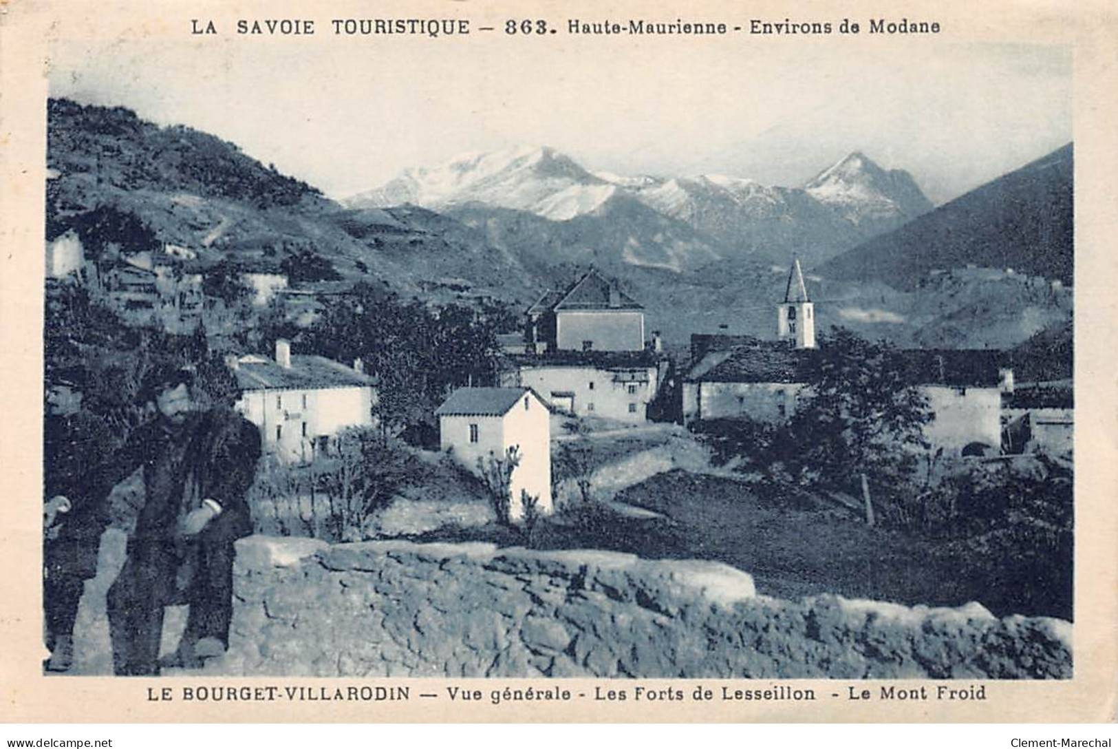 LE BOURGET VILLARODIN - Vue Générale - Les Forts De Lesseillon - Le Mont Froid - Très Bon état - Le Bourget Du Lac