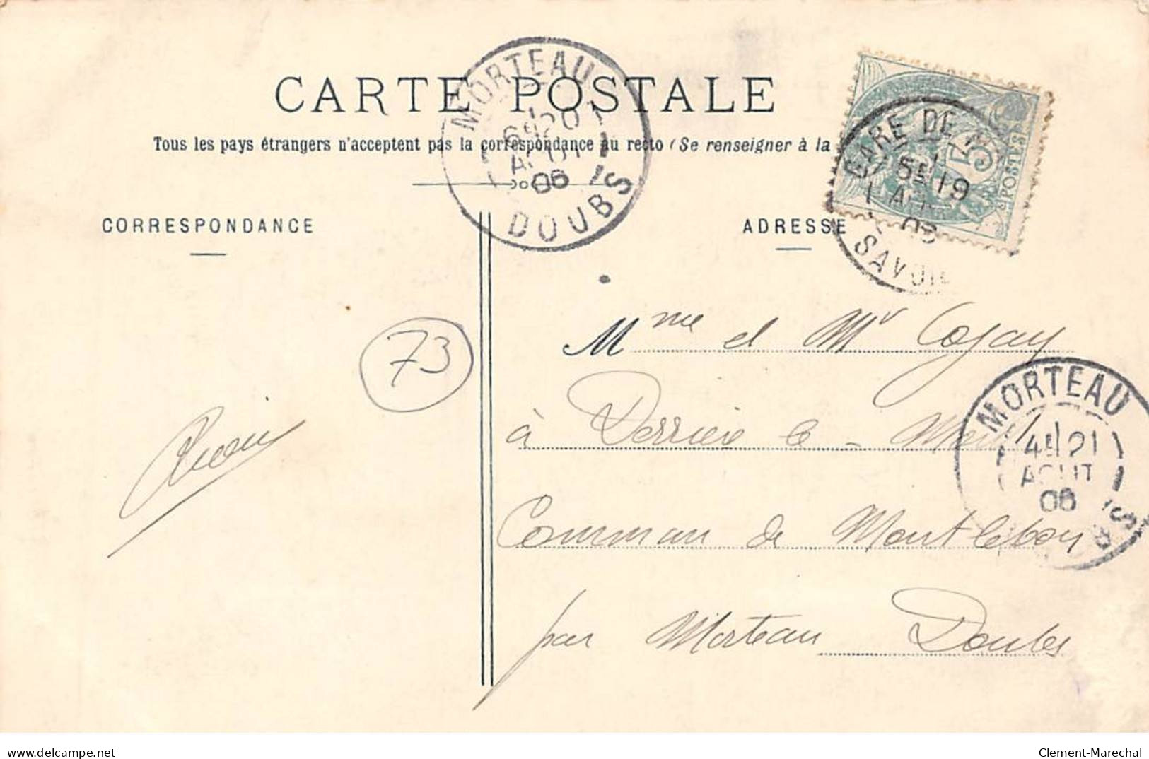 MODANE FOURNEAUX Après La Catastrophe Du 23 Juillet 1906 - Le Lit Du CHARMAIX - Très Bon état - Modane