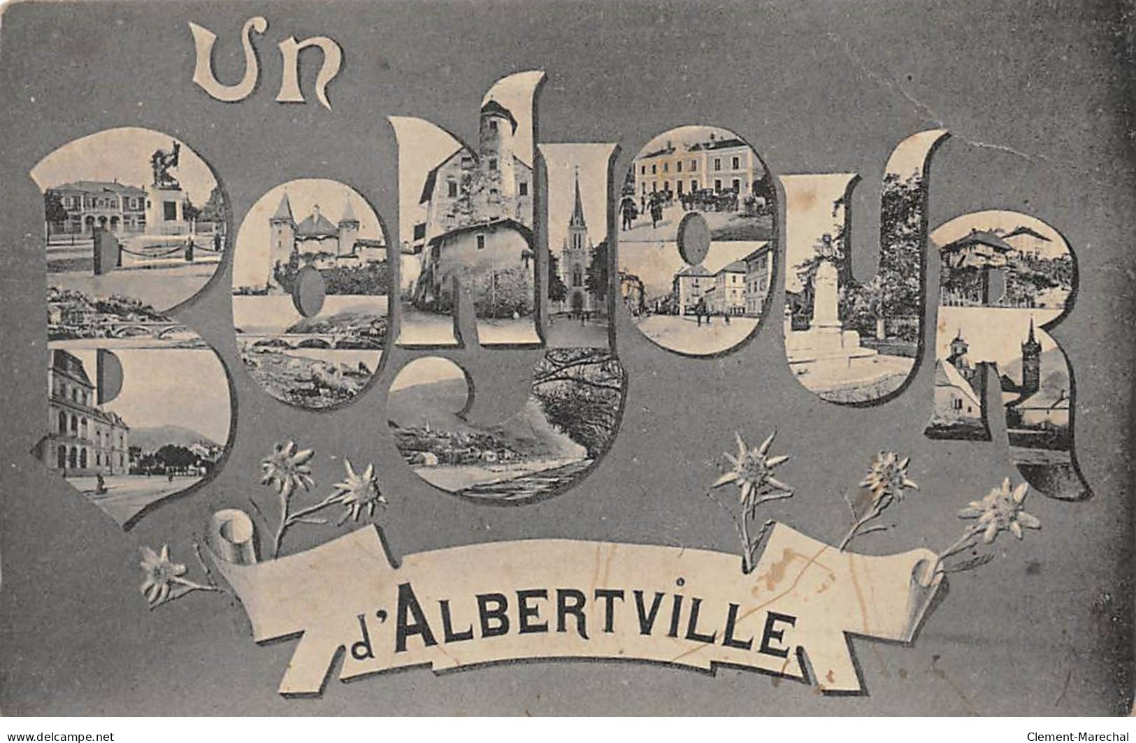 Un Bonjour D'ALBERTVILLE - Très Bon état - Albertville