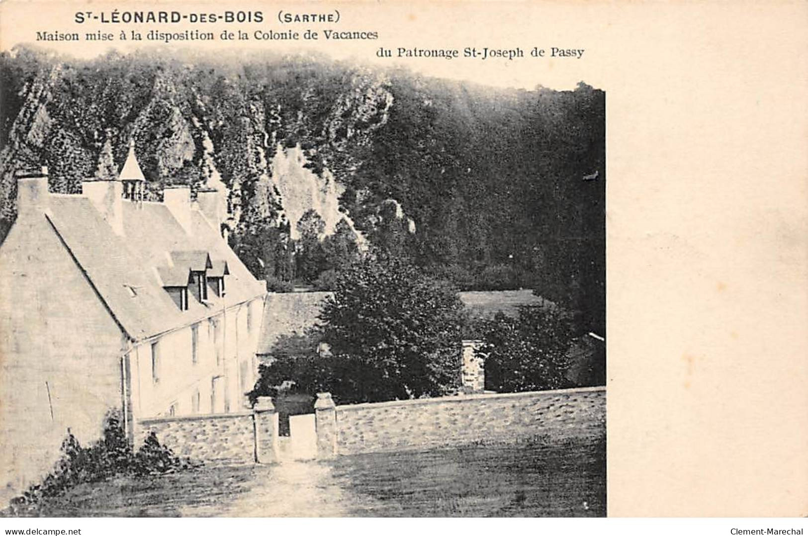 SAINT LEONARD DES BOIS - Maison De La Colonie De Vacances Du Patronage Saint Joseph De Passy - état - Saint Leonard Des Bois