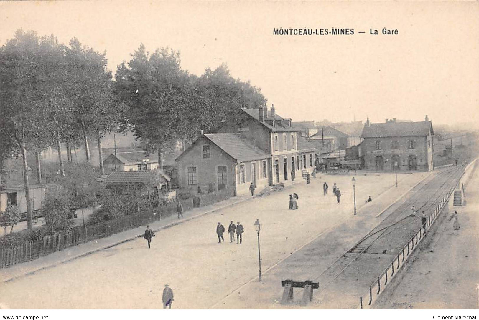 MONTCEAU LES MINES - La Gare - Très Bon état - Montceau Les Mines