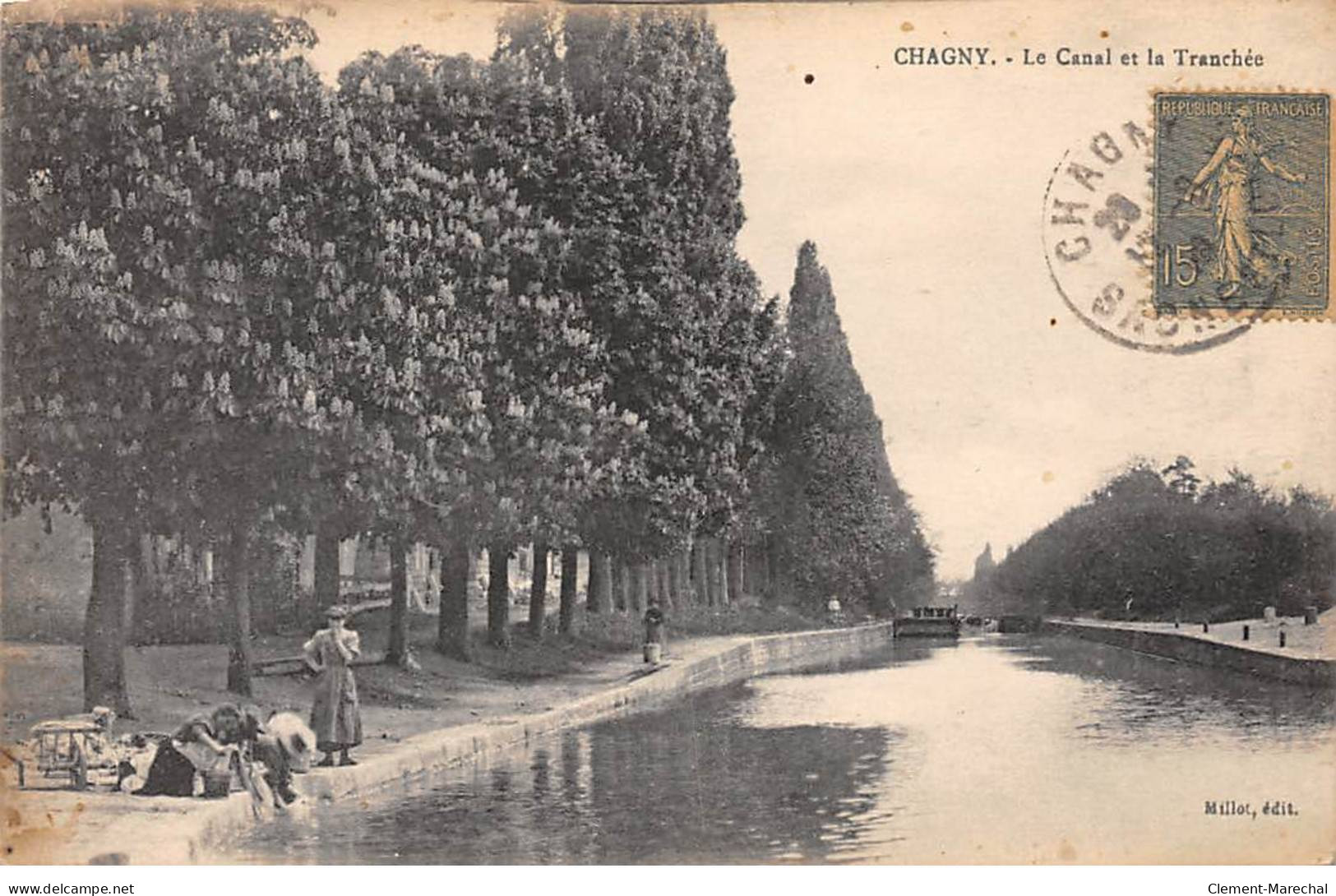 CHAGNY - Le Canal Et La Tranchée - état - Chagny