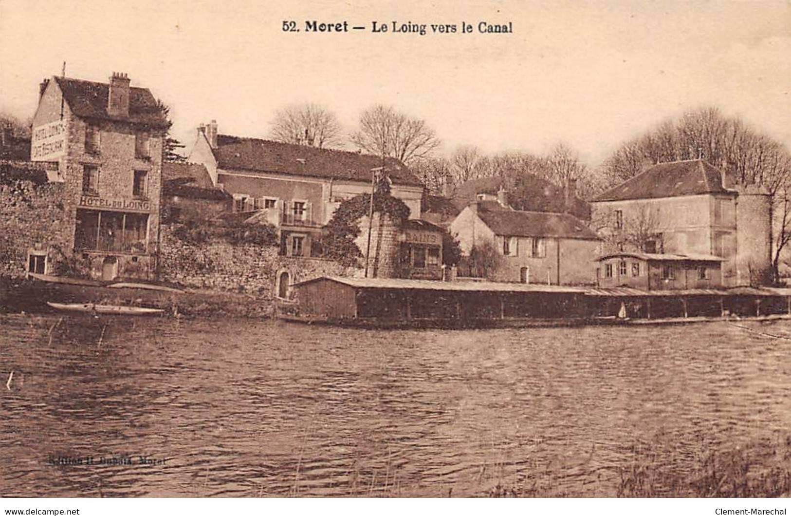 MORET - Le Loing Vers Le Canal - Très Bon état - Moret Sur Loing