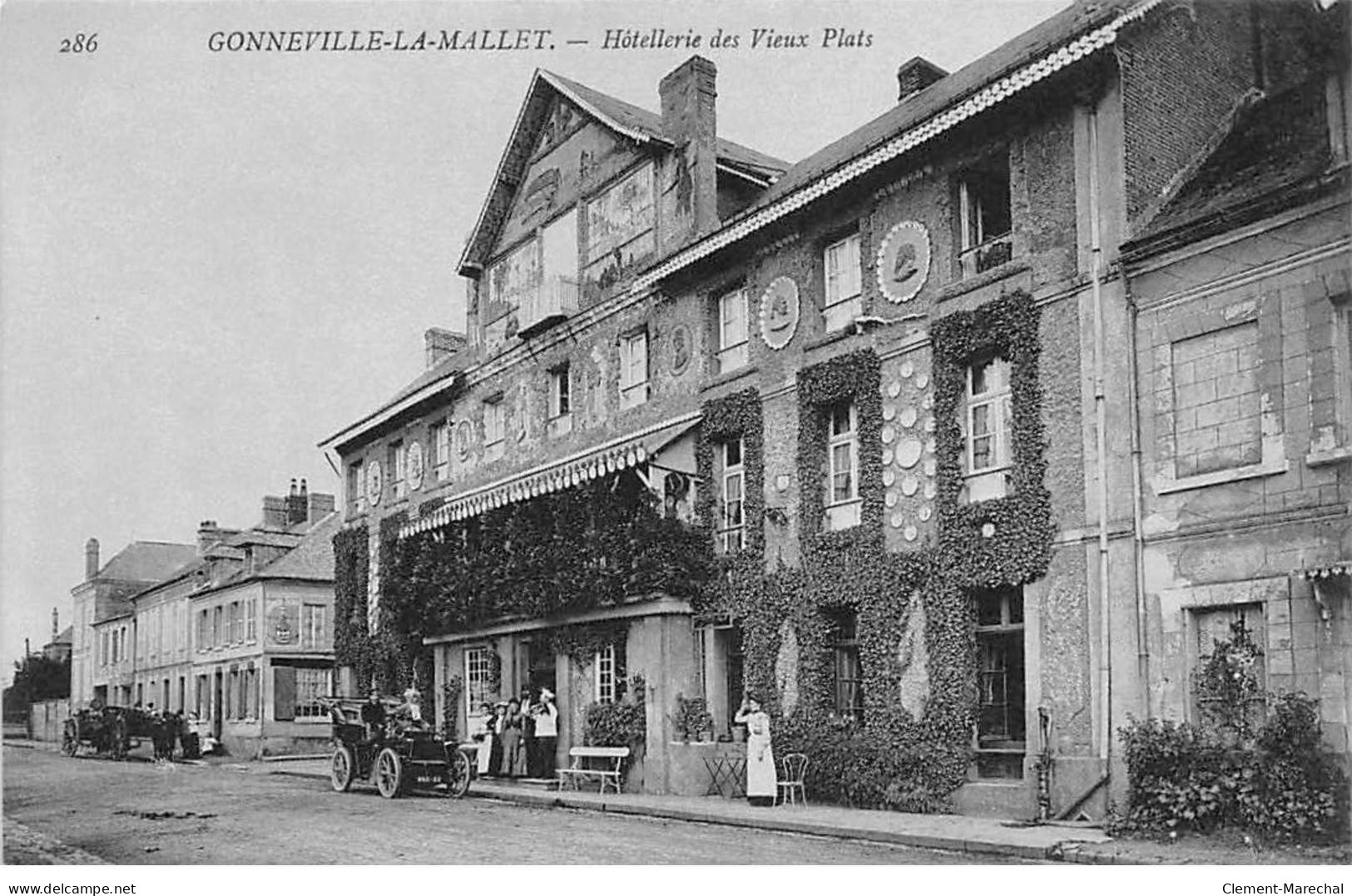 GONNEVILLE LA MALLET - Hôtellerie Des Vieux Plats - Très Bon état - Autres & Non Classés