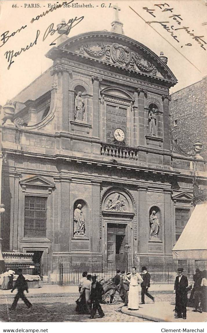 PARIS - Eglise Sainte Elisabeth - état - Paris (03)