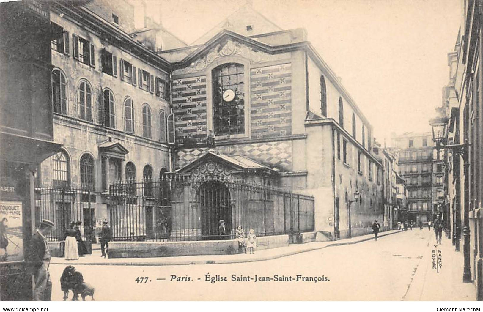 PARIS - Eglise Saint Jean Saint François - Très Bon état - Arrondissement: 03