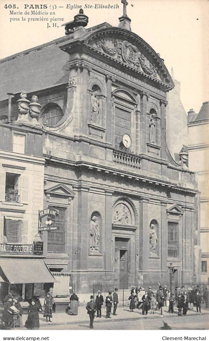 PARIS - Eglise Sainte Elisabeth - Très Bon état - Arrondissement: 03