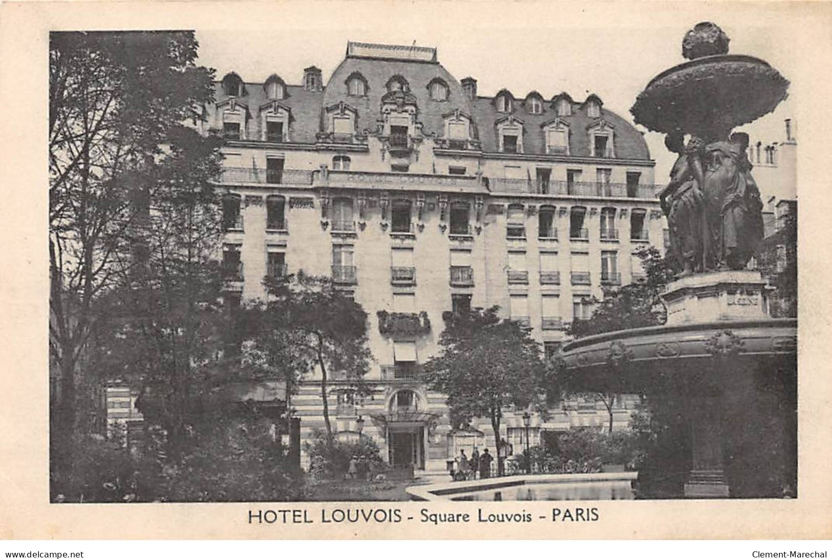 PARIS - Hôtel Louvois - Square Louvois - Très Bon état - Arrondissement: 02