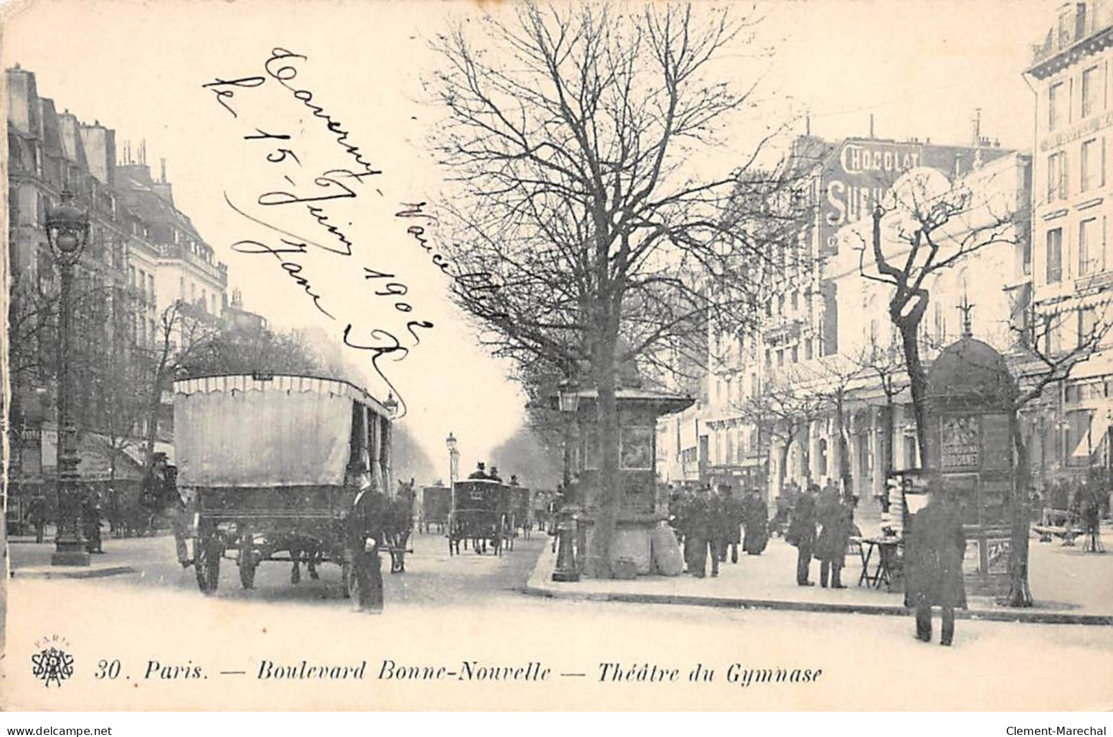 PARIS - Boulevard Bonne Nouvelle - Théâtre Du Gymnase - Très Bon état - Distretto: 02