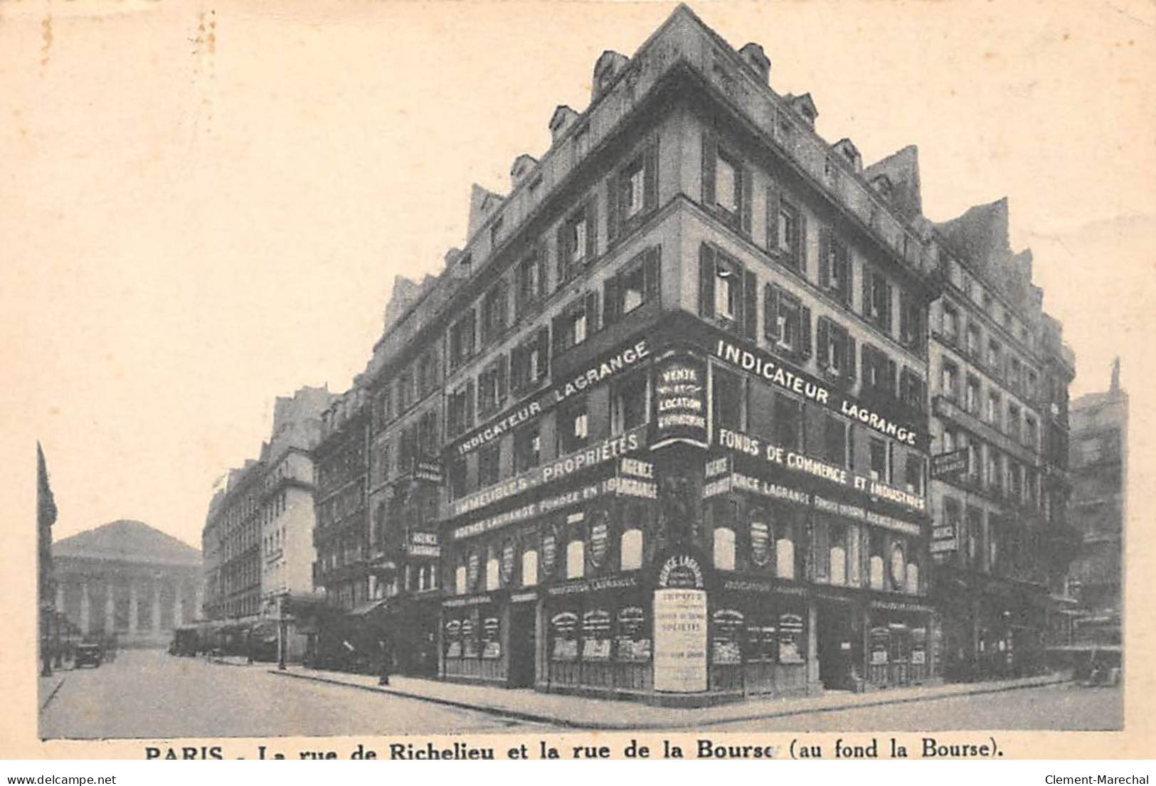 PARIS - La Rue De Richelieu Et La Rue De La Bourse - Très Bon état - District 02