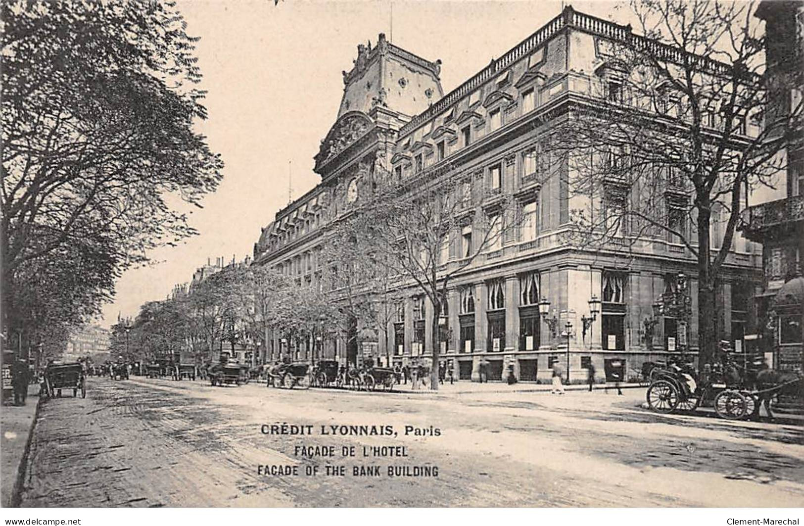 PARIS - Crédit Lyonnais - Façade De L'Hôtel - Très Bon état - Paris (02)