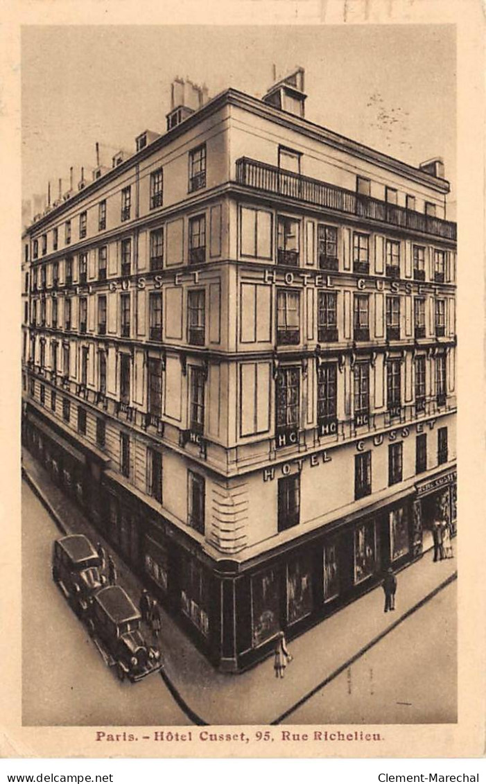 PARIS - Hôtel Cusset - Rue Richelieu - Très Bon état - Arrondissement: 02