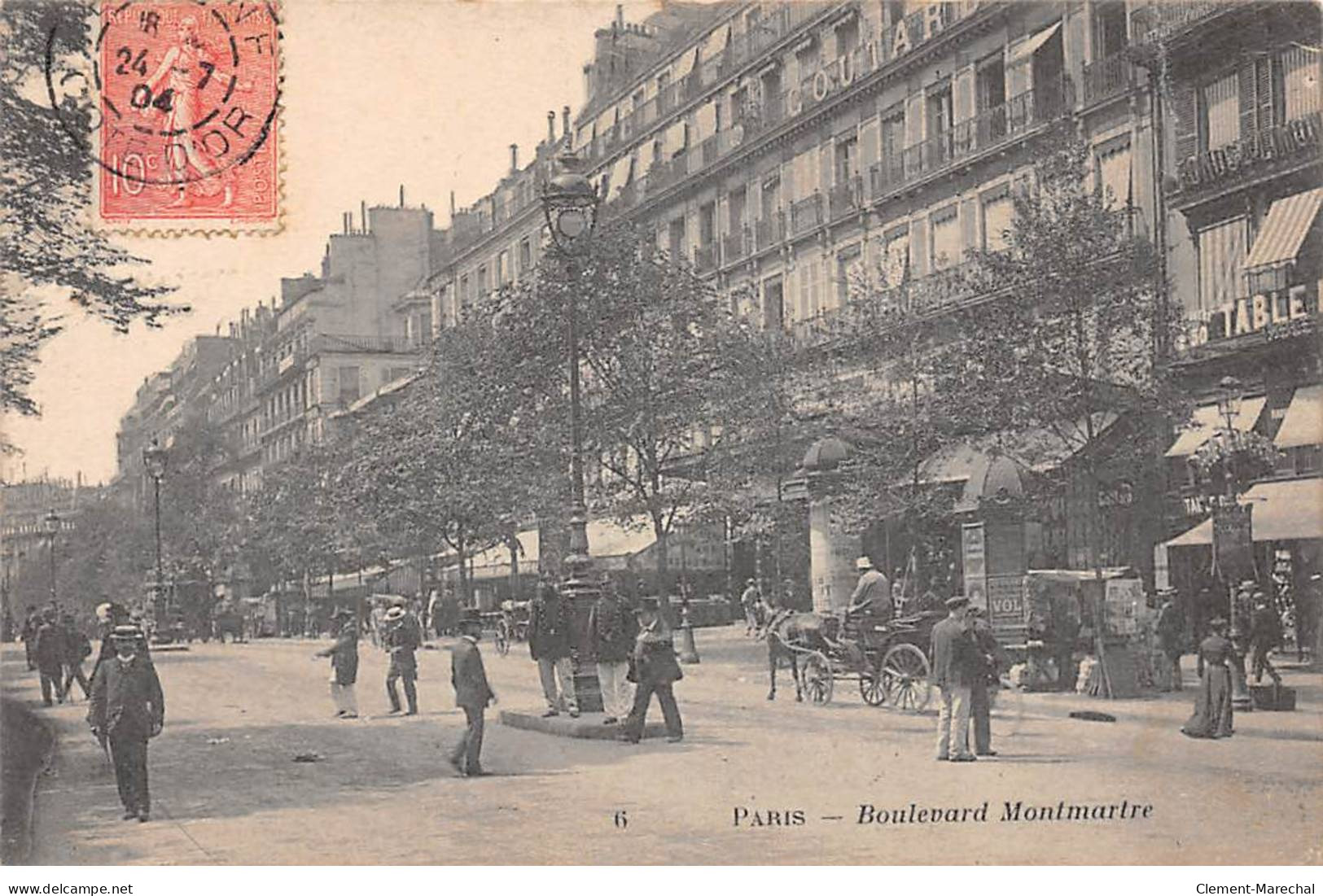PARIS - Boulevard De Montmartre - Très Bon état - Arrondissement: 02