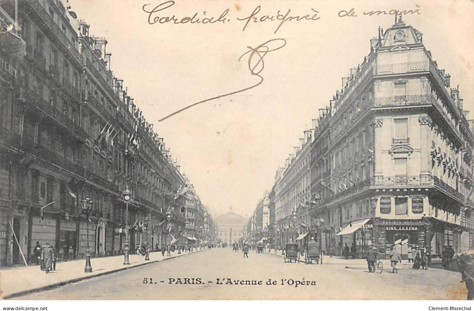 PARIS - L'Avenue De L'Opéra -  état - District 01