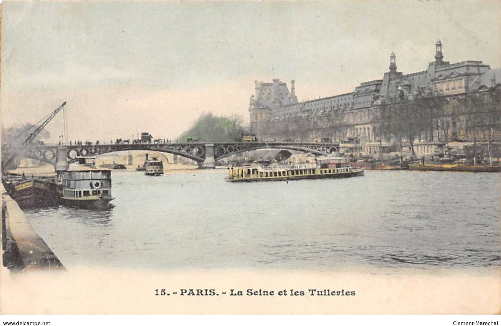 PARIS - La Seine Et Les Tuileries - Très Bon état - District 01