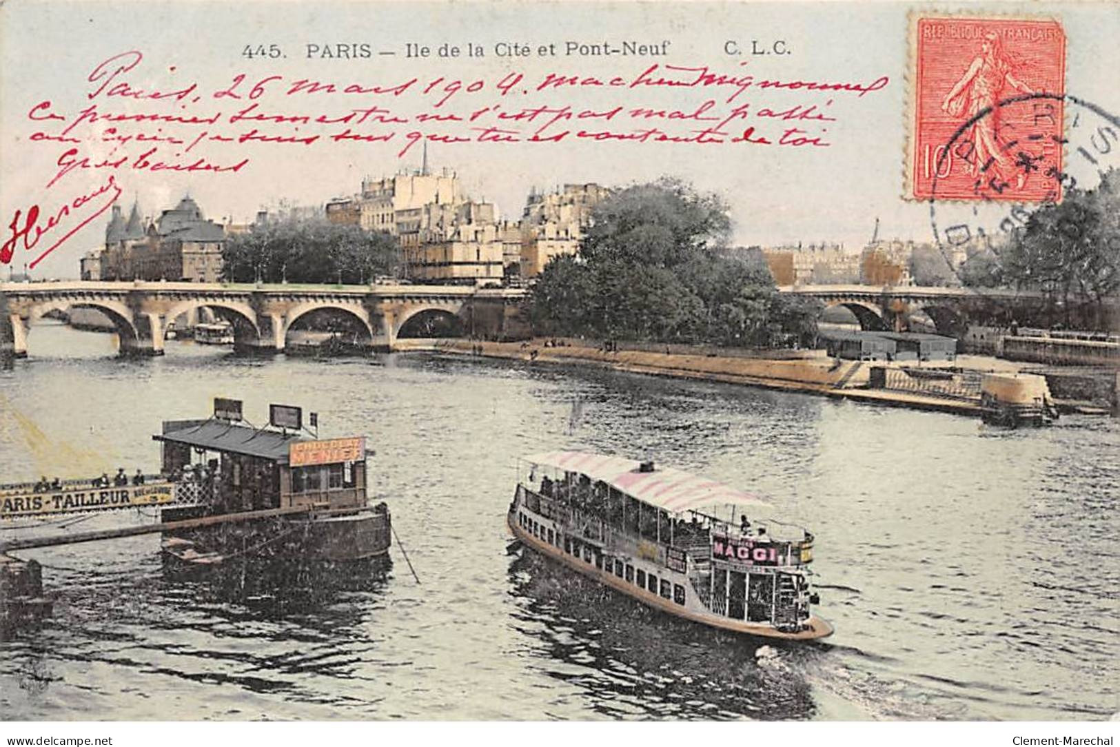PARIS - Ile De La Cité Et Pont Neuf - Très Bon état - Arrondissement: 01