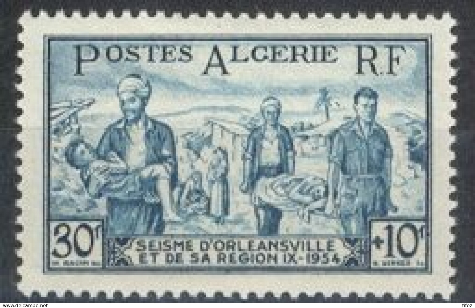 Année 1954-N°324 Neuf**MNH : Au Profit Des Sinistrés Du Séisme D'Orléansville (Chlef) - Algeria (1962-...)