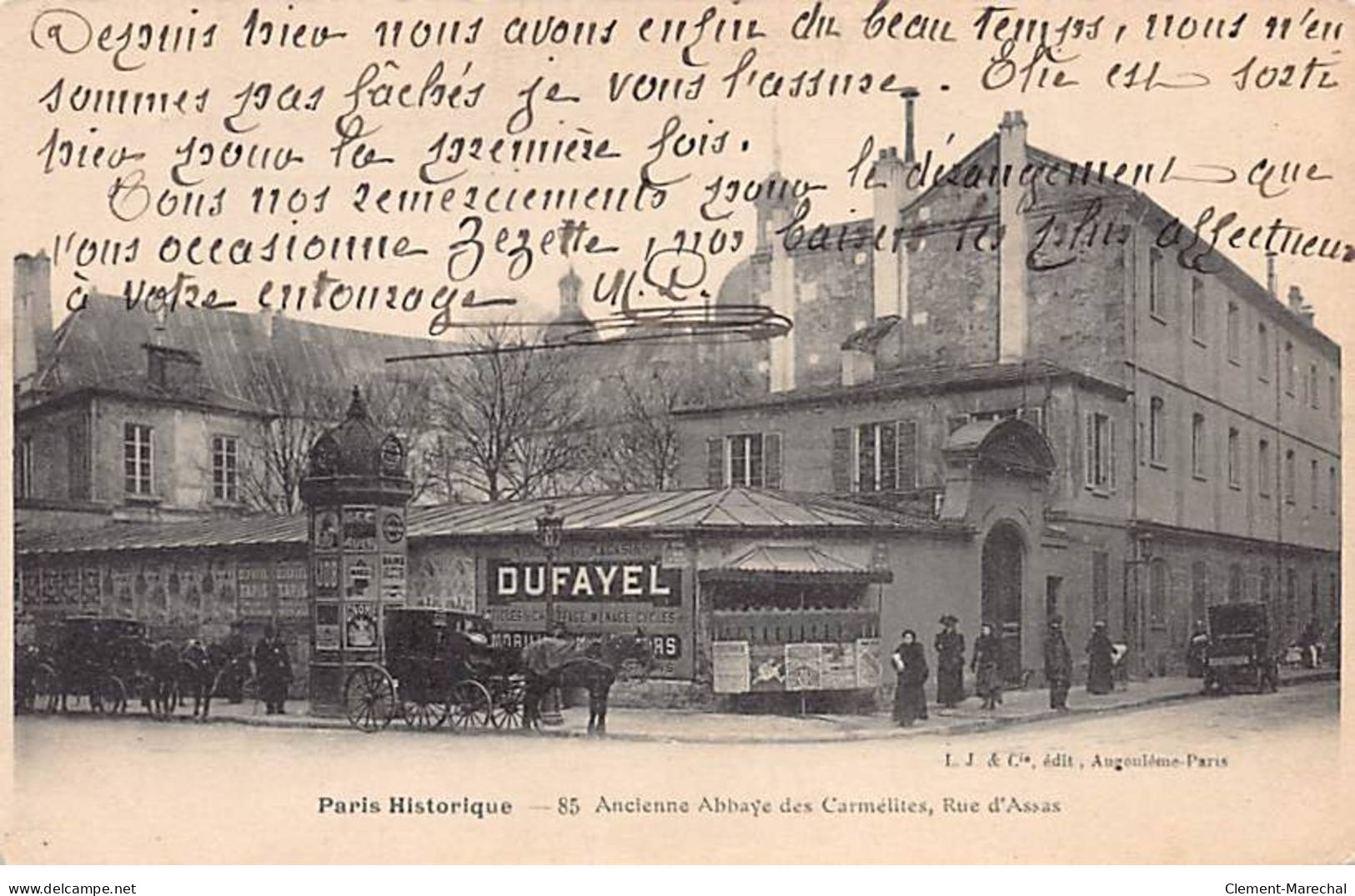 PARIS - Ancienne Abbaye Des Carmélites, Rue D'Assas - état - Distrito: 06