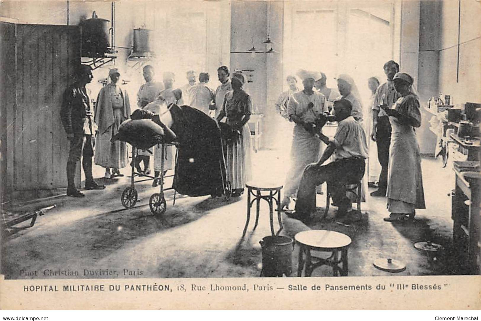 PARIS - Hôpital Militaire Du Panthéon - Salle De Pansements Du " IIIe Blessés " - état - Paris (05)