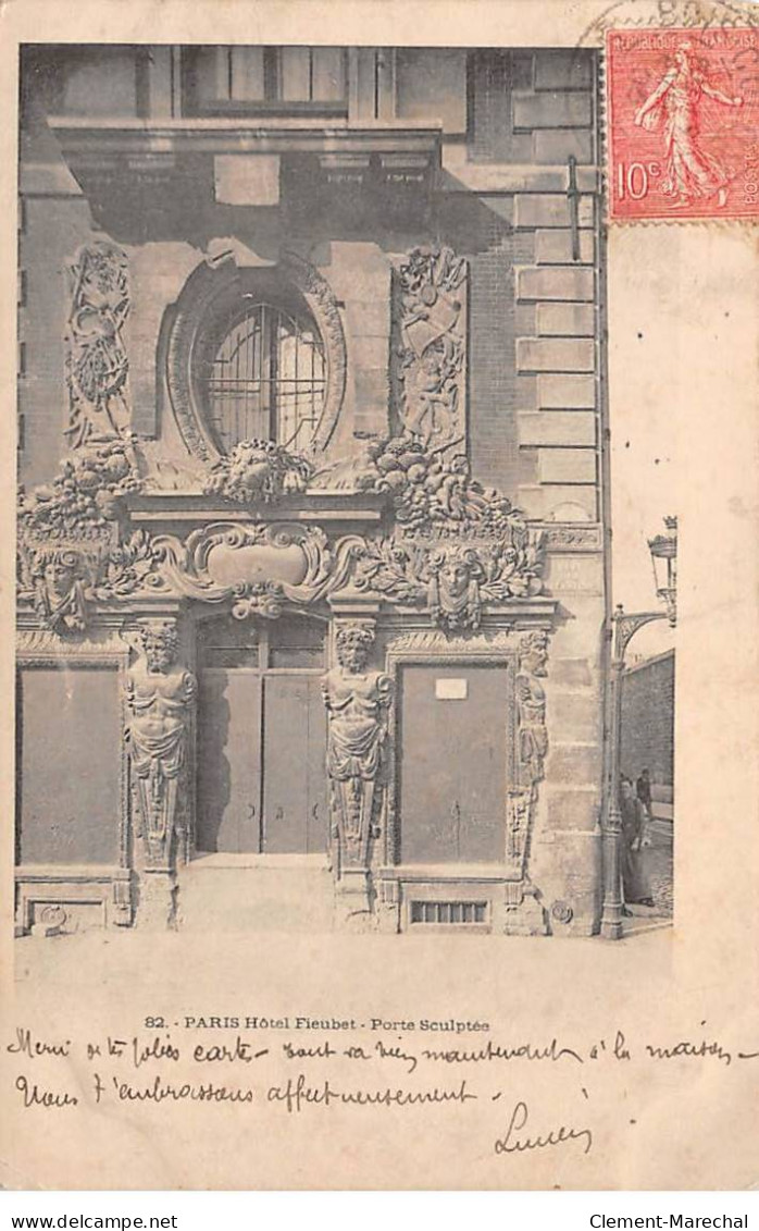 PARIS - Hôtel Fieubet - Porte Sculptée - Très Bon état - Paris (04)