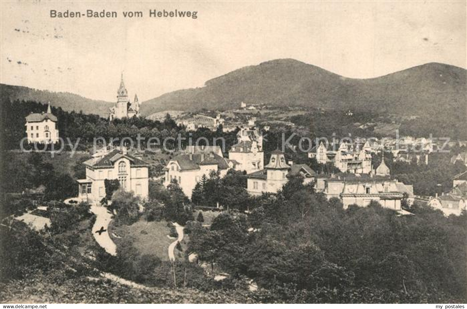 73602539 Baden-Baden Blick Vom Hebelweg Baden-Baden - Baden-Baden