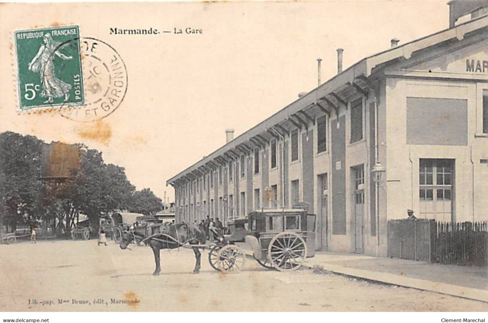 MARMANDE - La Gare - Très Bon état - Marmande