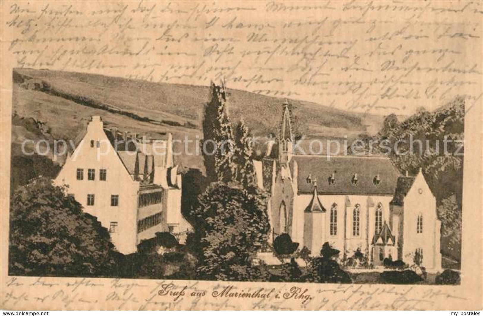 73602534 Marienthal Rheingau Kirche Marienthal Rheingau - Ruedesheim A. Rh.