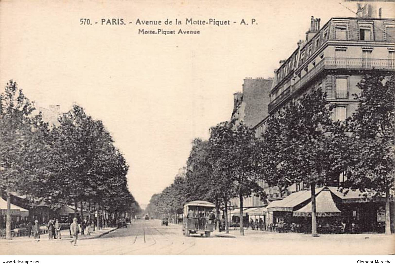 PARIS - Avenue De La Motte Piquet - Très Bon état - Arrondissement: 07