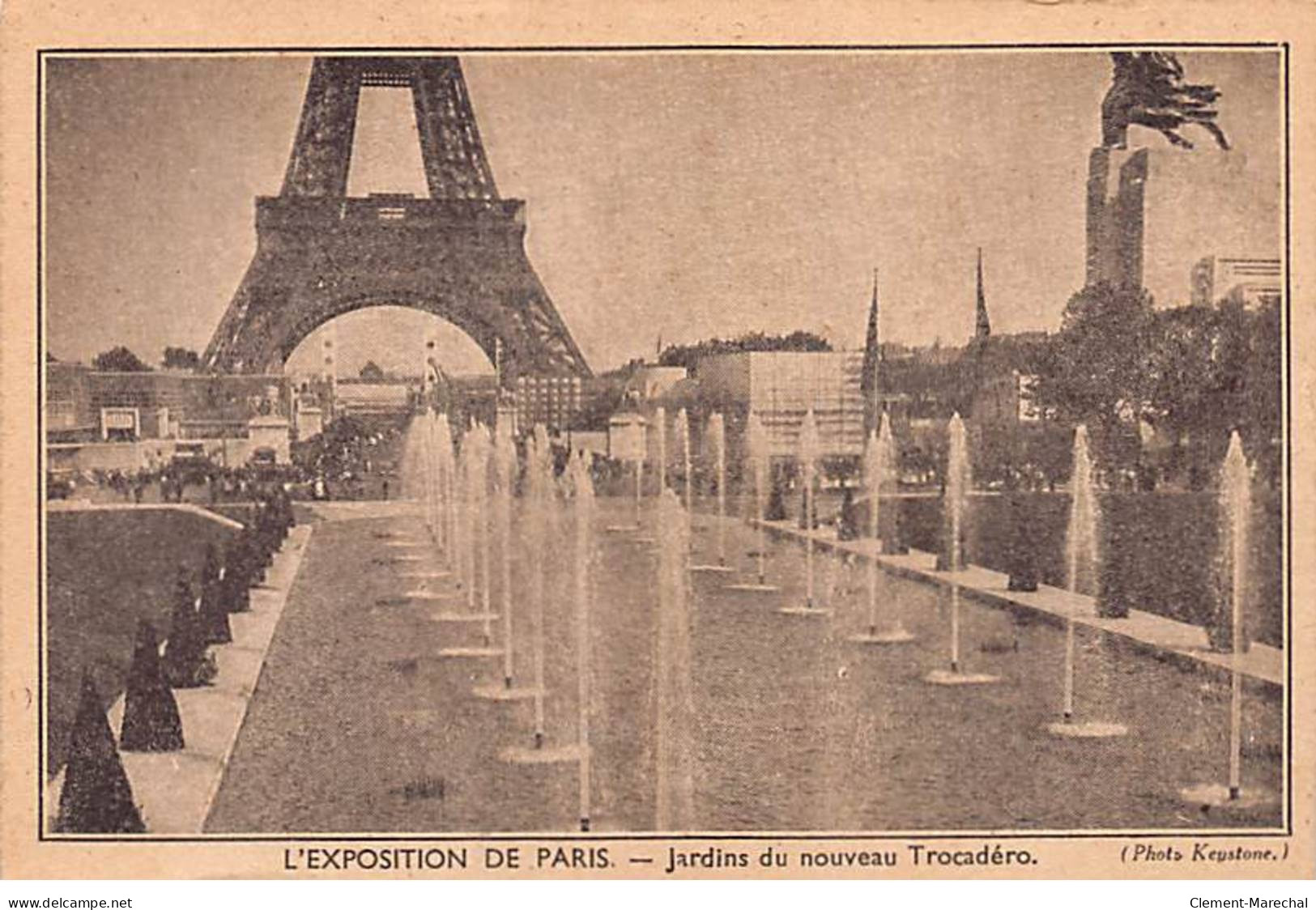PARIS - L'Exposition De Paris - Jardins Du Nouveau Trocadéro - Très Bon état - Paris (07)