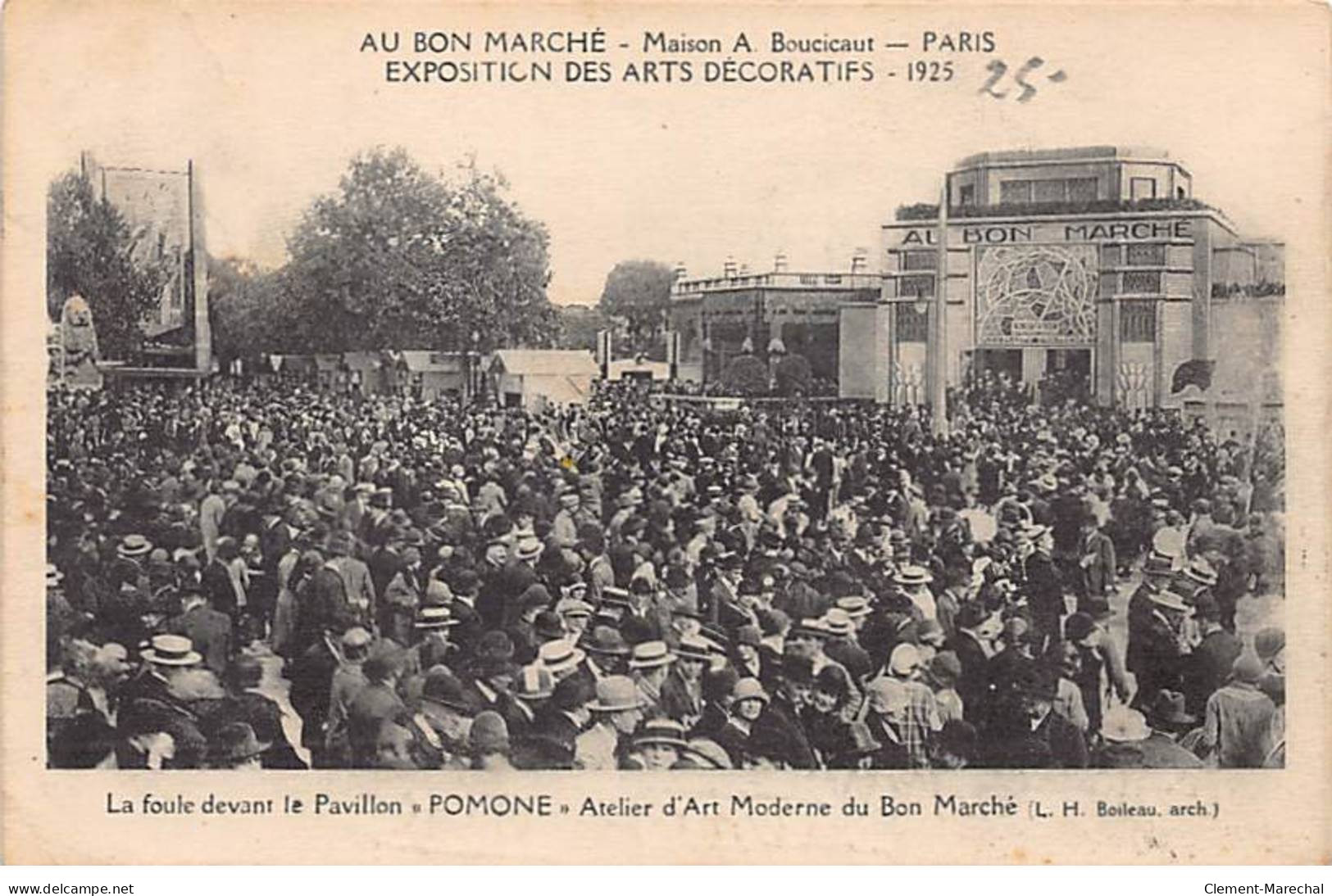 PARIS - Au Bon Marché - Maison A. Boucicaut - Exposition Des Arts Décoratifs 1925 - Très Bon état - Paris (07)