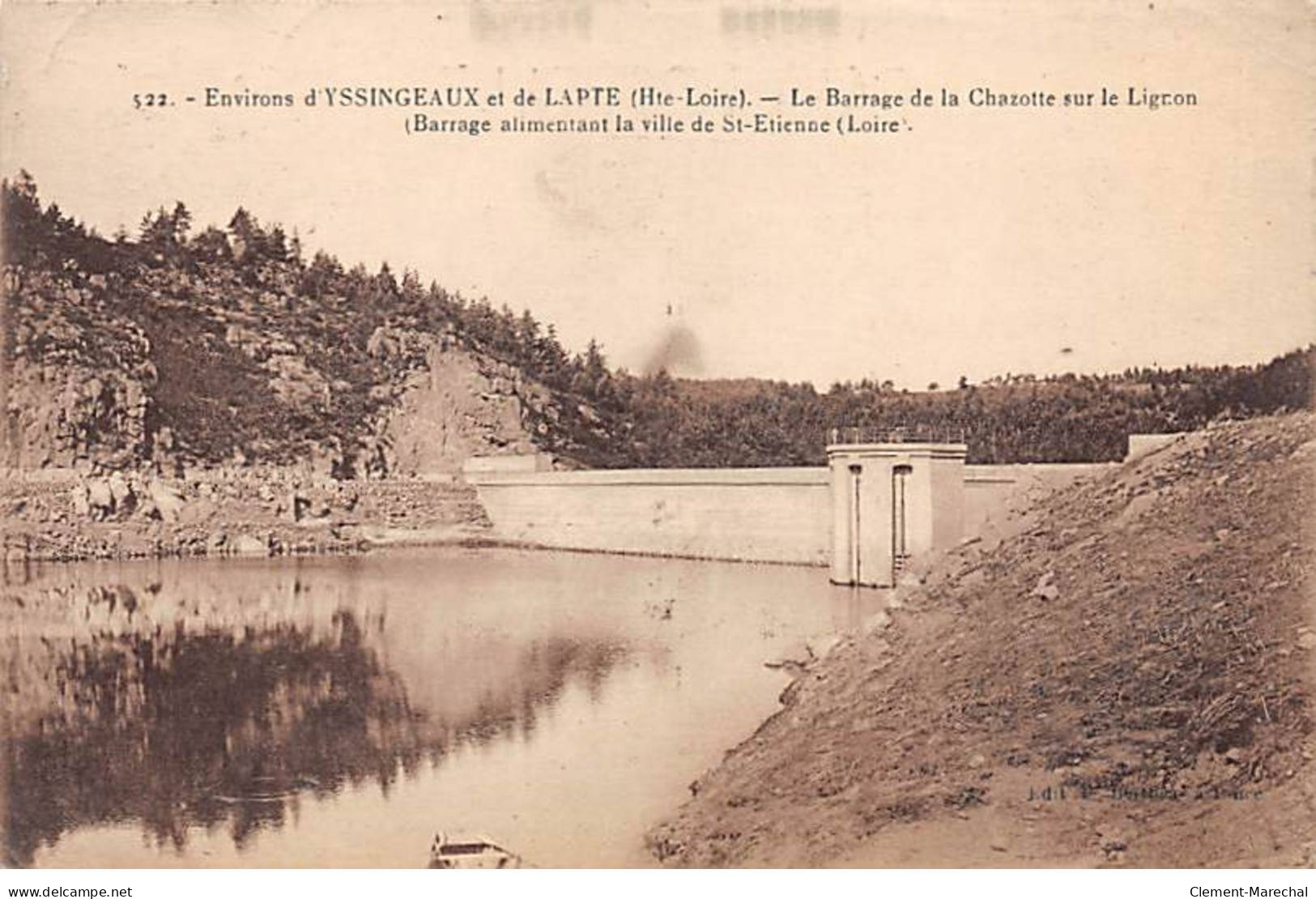 Le Barrage De La Chazotte Sur Le Lignon - Très Bon état - Other & Unclassified