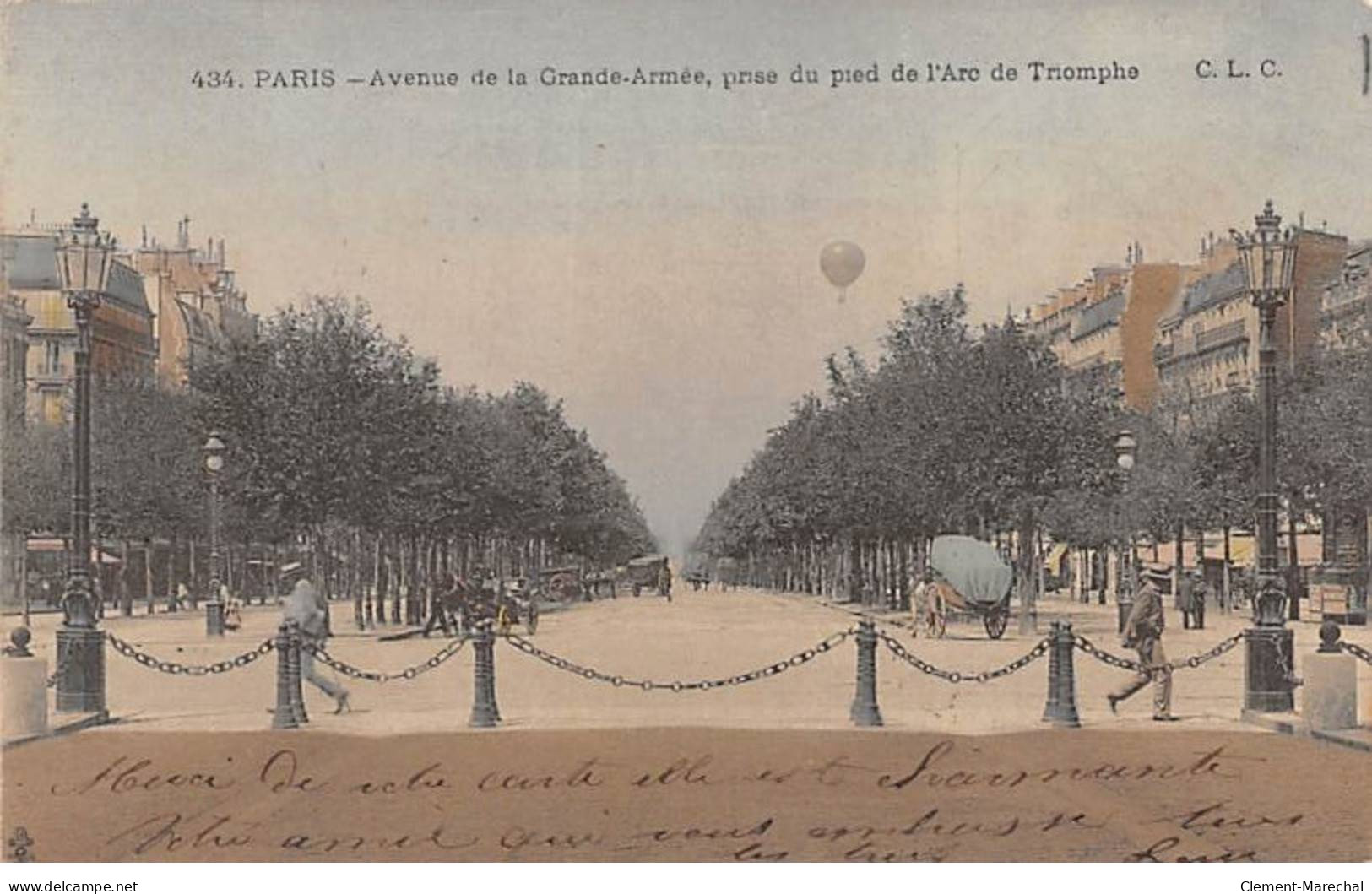 PARIS - Avenue De La Grande Armée, Prise Du Pied De L'Arc De Triomphe - Très Bon état - Paris (16)