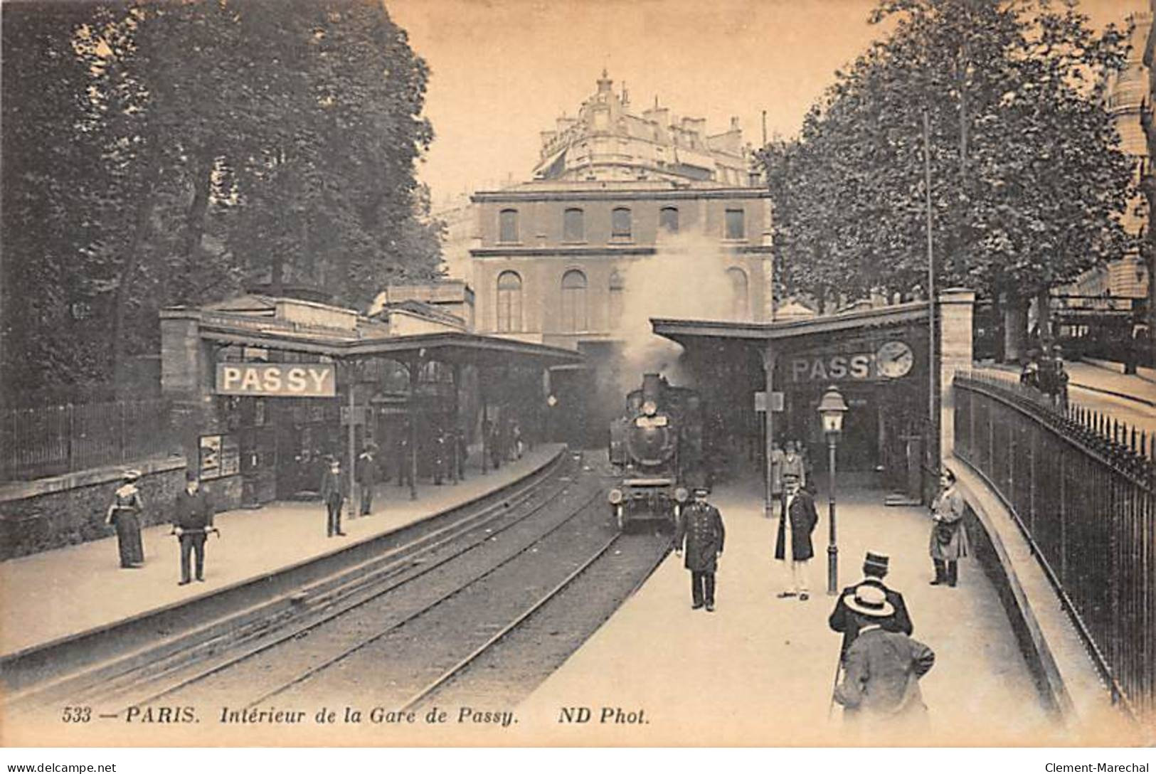 PARIS - Intérieur De La Gare De Passy - Très Bon état - Paris (16)