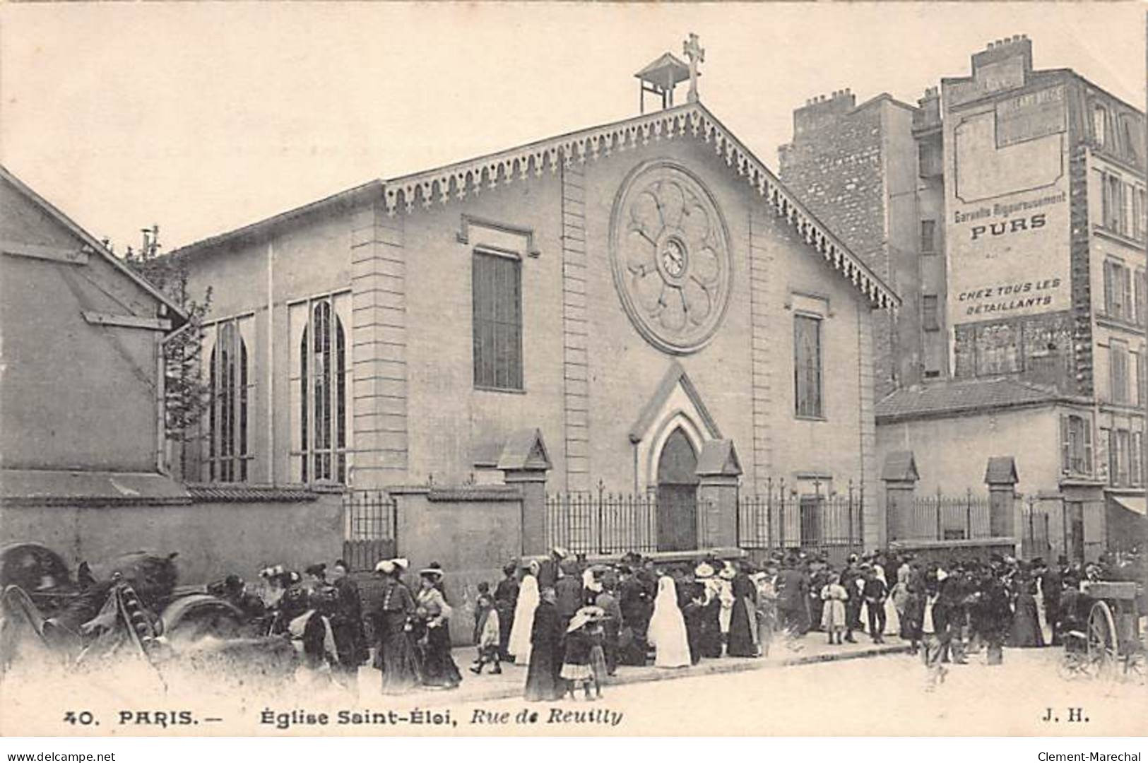 PARIS - Eglise Saint Eloi, Rue De Reuilly - Très Bon état - Arrondissement: 12
