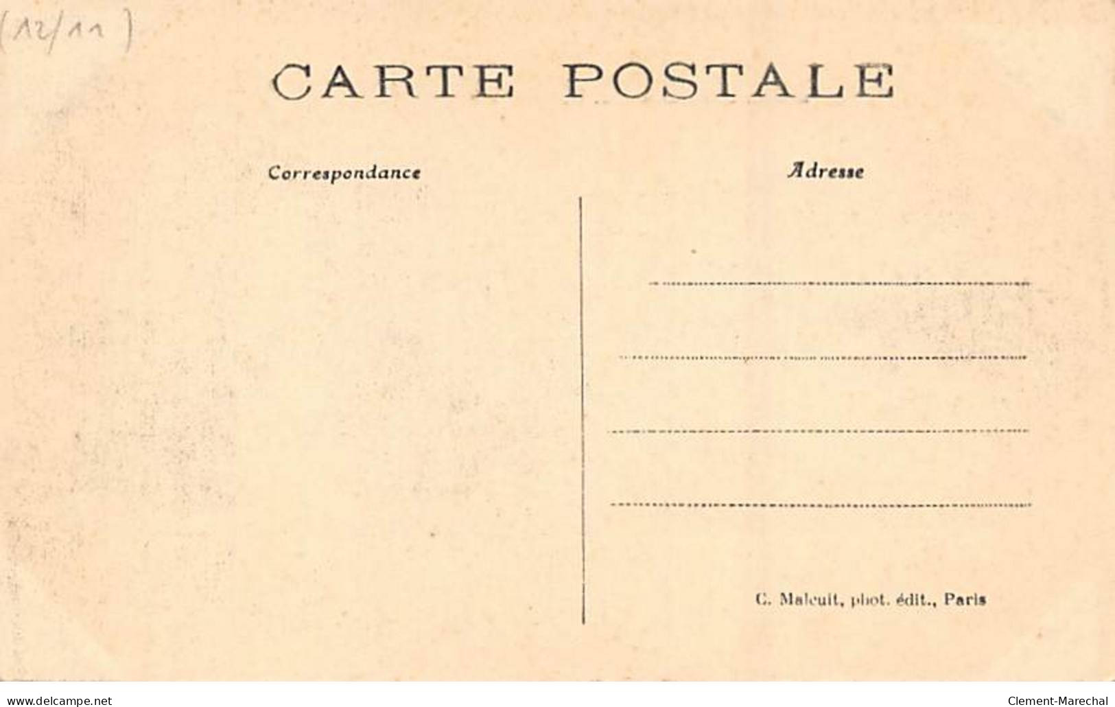 PARIS - Avenue Ledru Rollin - Inondations De 1910 - Un Habitant Rentrant à Son Domicile - Très Bon état - Arrondissement: 11