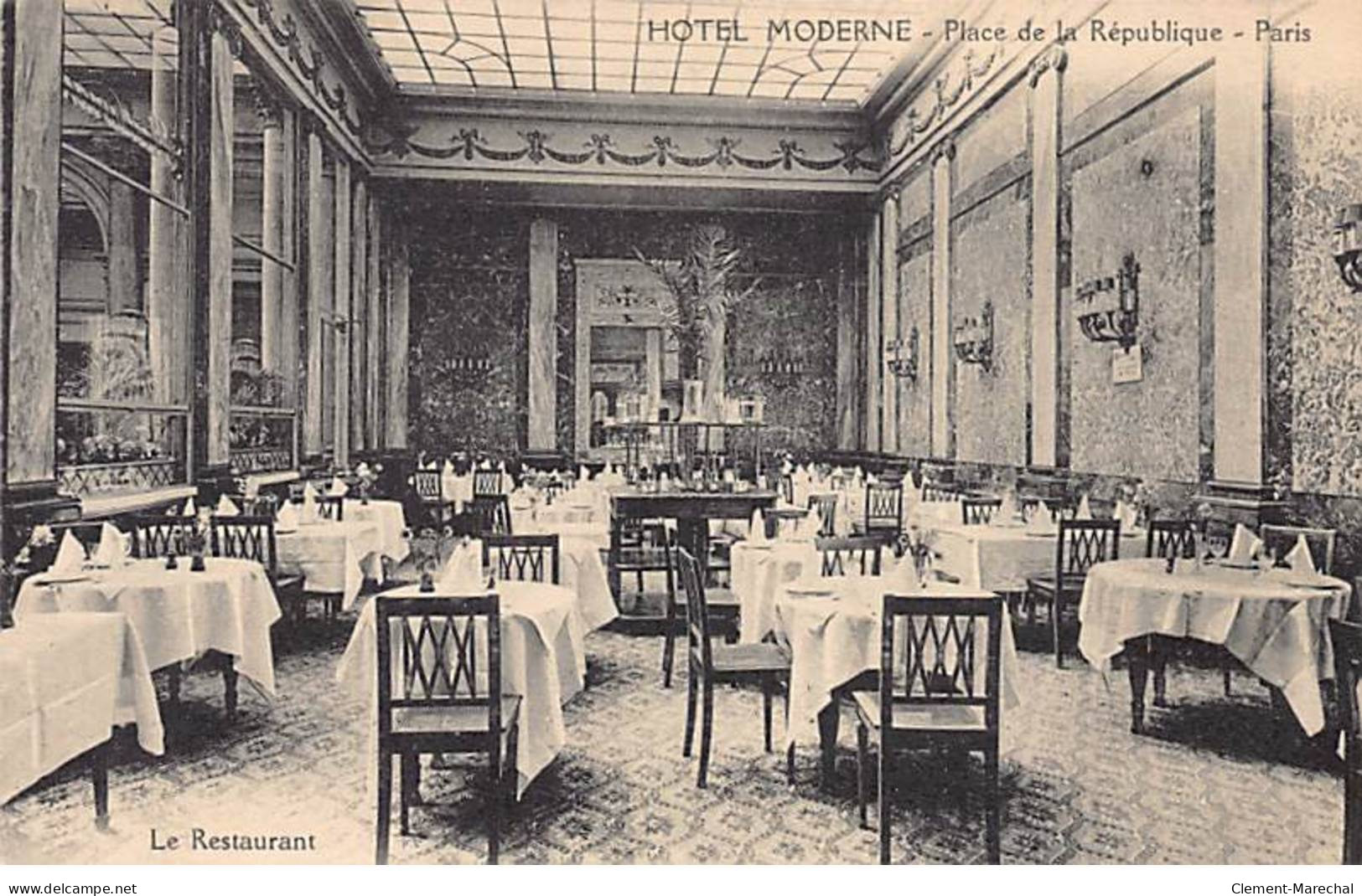 PARIS - Hotel Moderne - Le Restaurant - Place De La République - Très Bon état - District 11