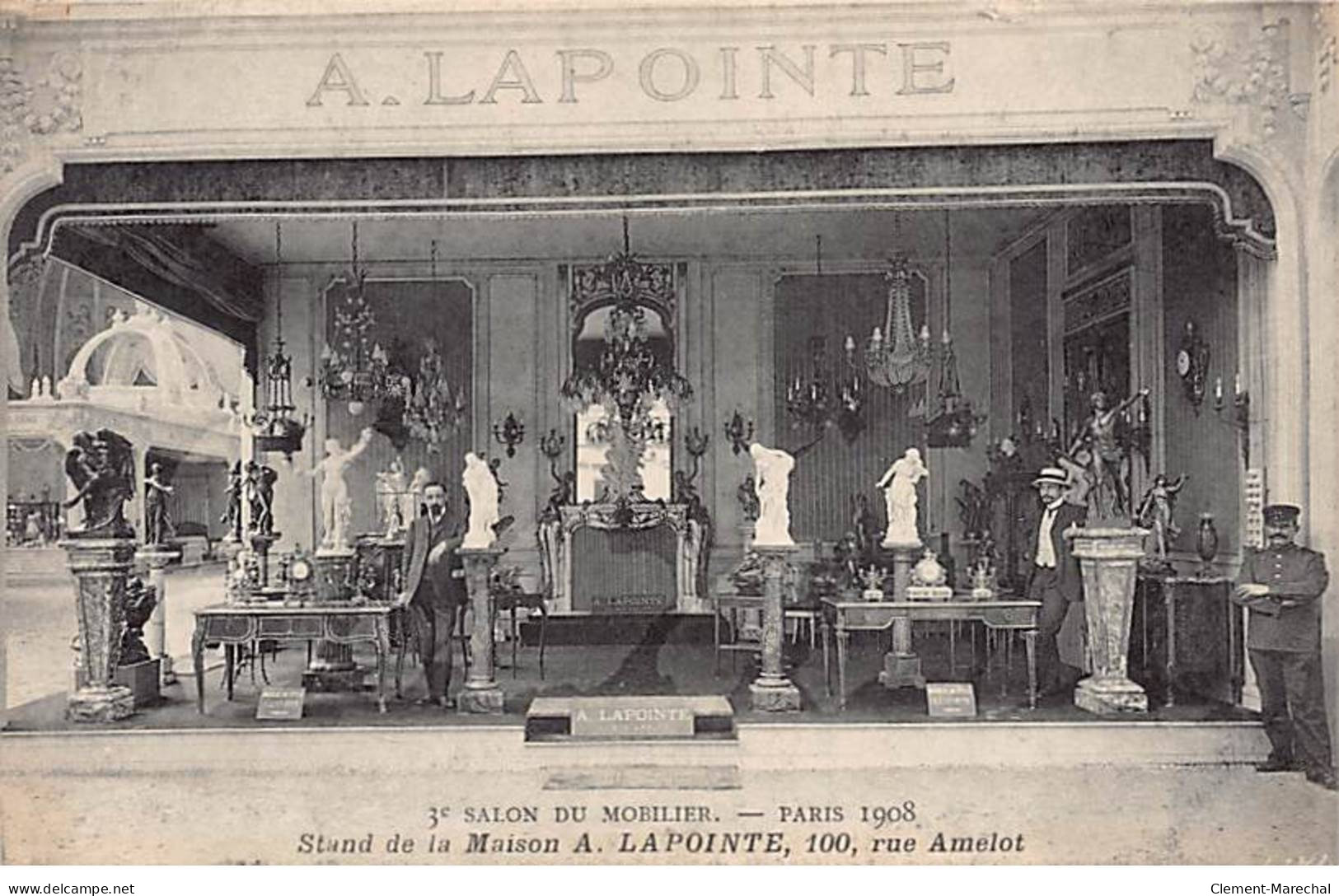 PARIS - 3e Salon Du Mobilier 1908 - Stand De La Maison A. LAPOINTE - Très Bon état - District 11