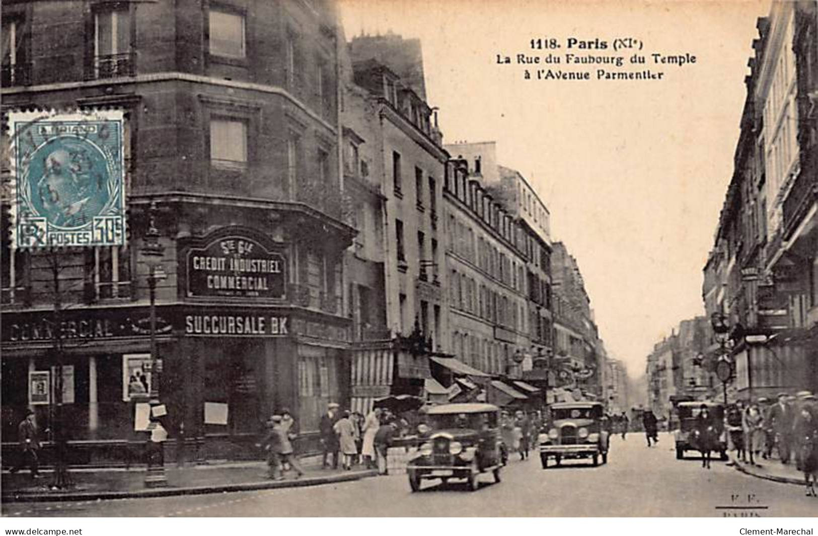 PARIS - La Rue Du Faubourg Du Temple - Très Bon état - Distretto: 11