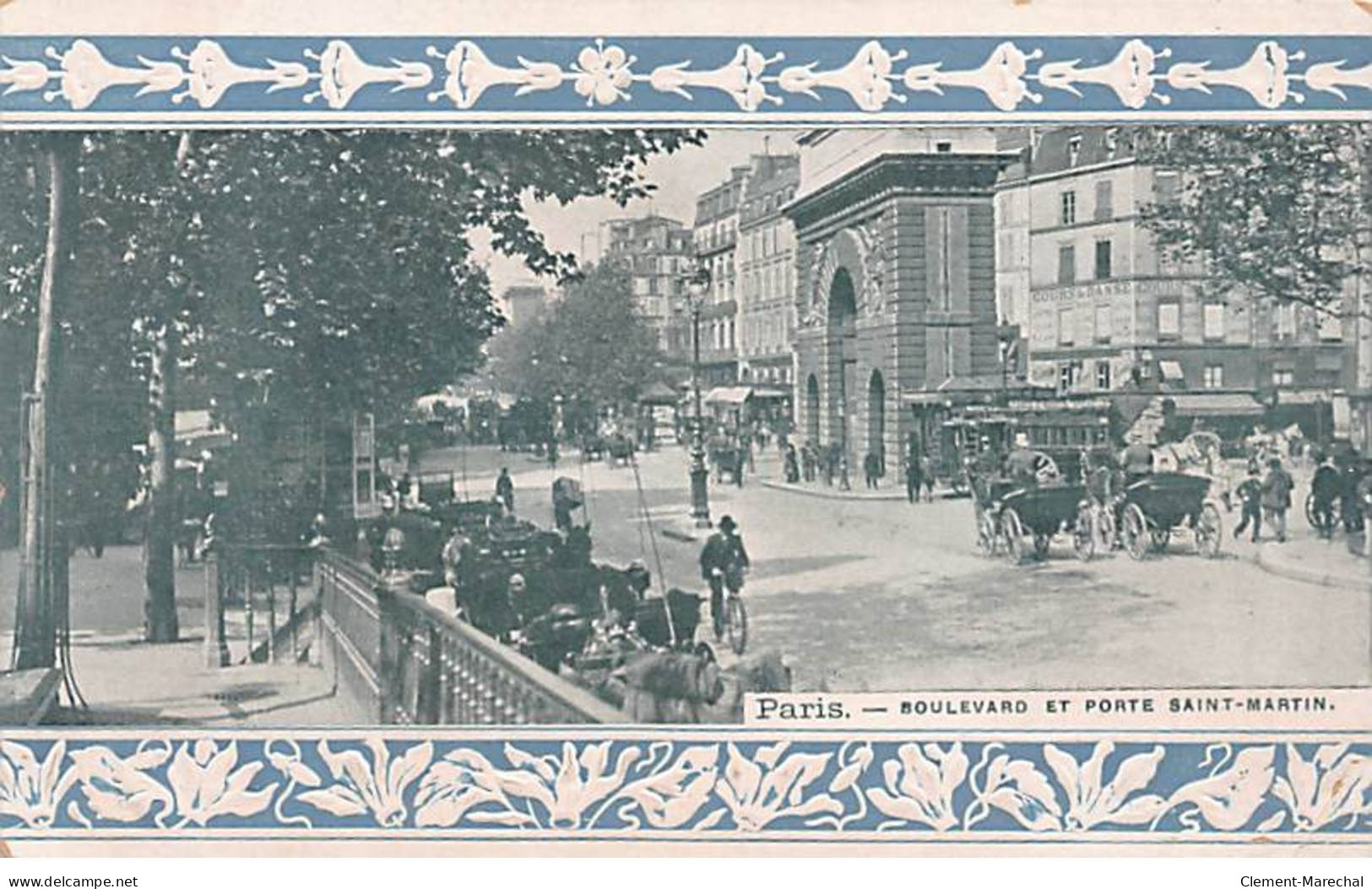 PARIS - Boulevard Et Porte Saint Martin - Très Bon état - Paris (10)