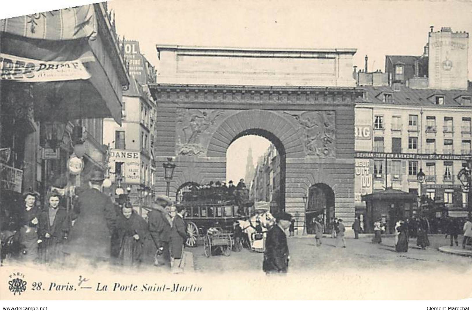 PARIS - La Porte Saint Martin - Très Bon état - District 10