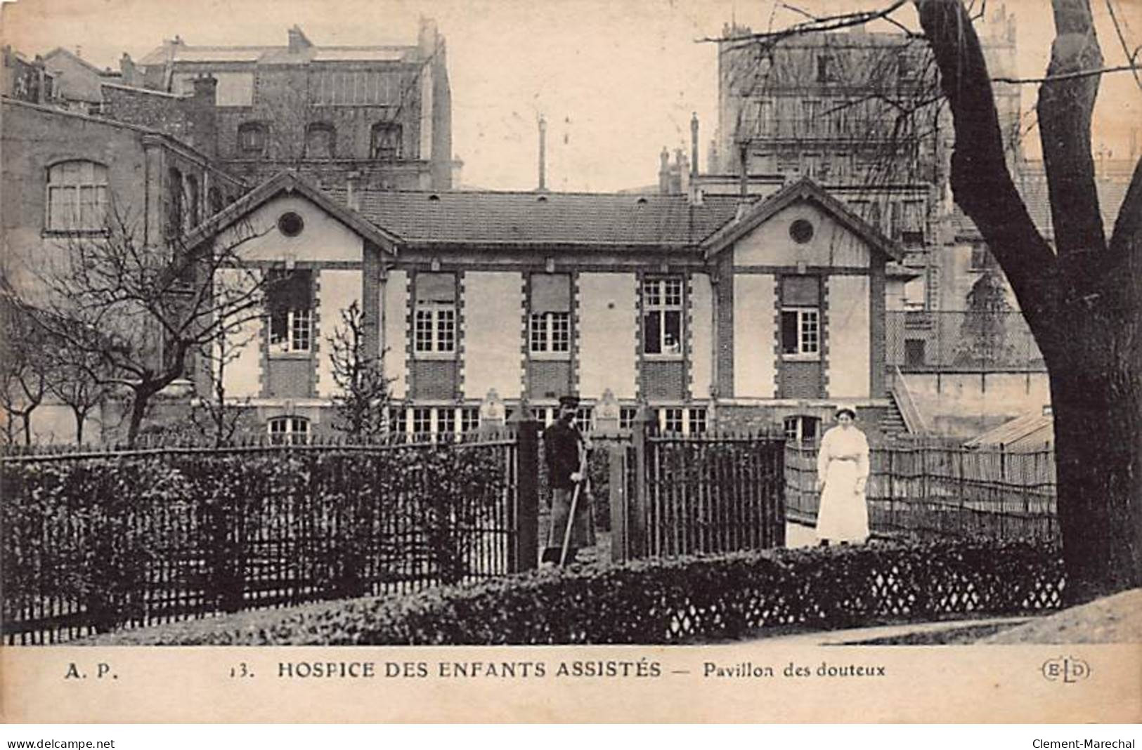 PARIS - Hospice Des Enfants Assistés - Pavillon Des Douteux - Très Bon état - Distrito: 10